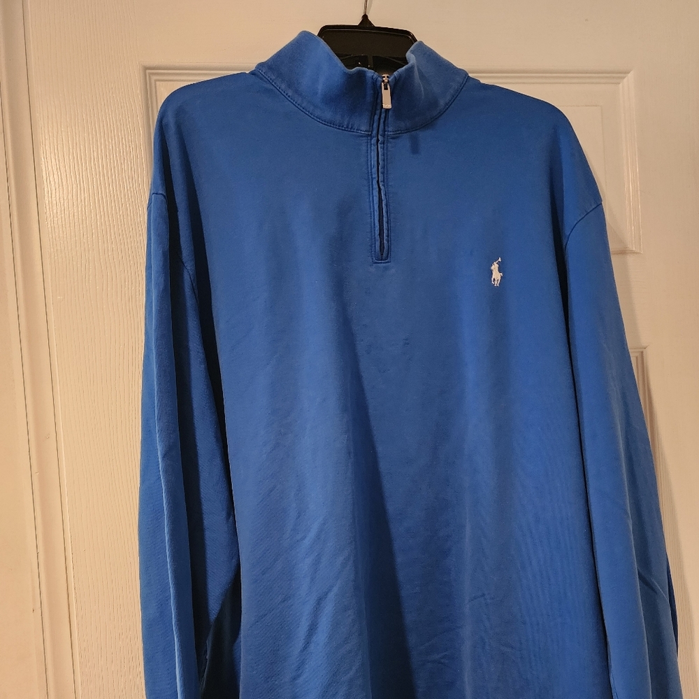 Blue Half-Zip Pullover From Polo Golf Ralph Lauren Size XXL
